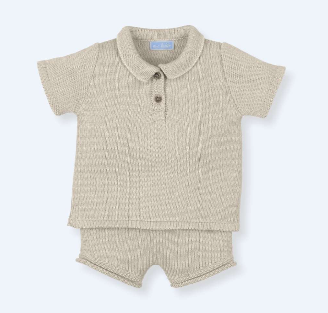 CONJUNTO DE PUNTO "CALA MORAIG" COLOR SAFARI.