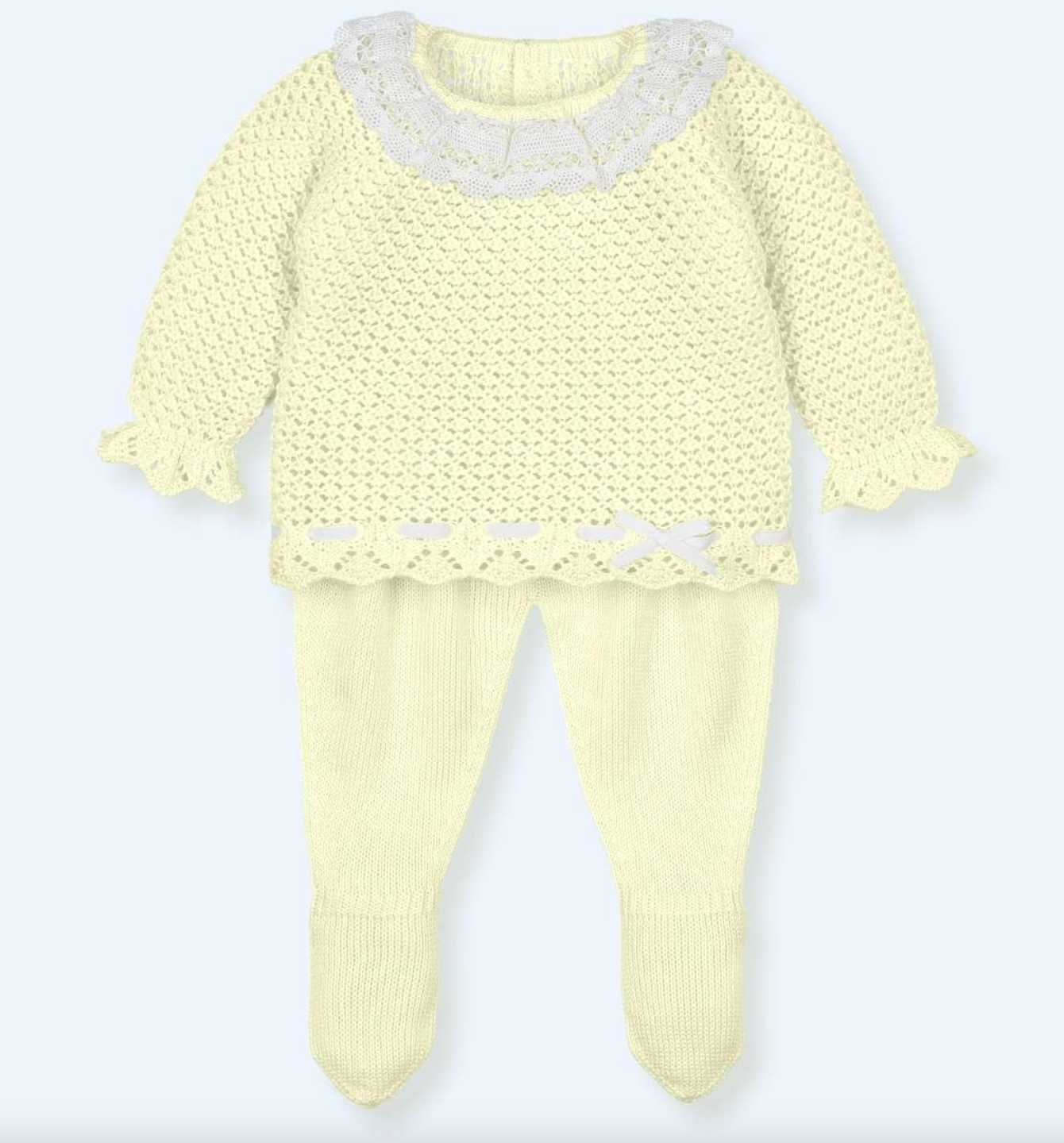 CONJUNTO DE PUNTO "MILLOR" COLOR AMARILLO.