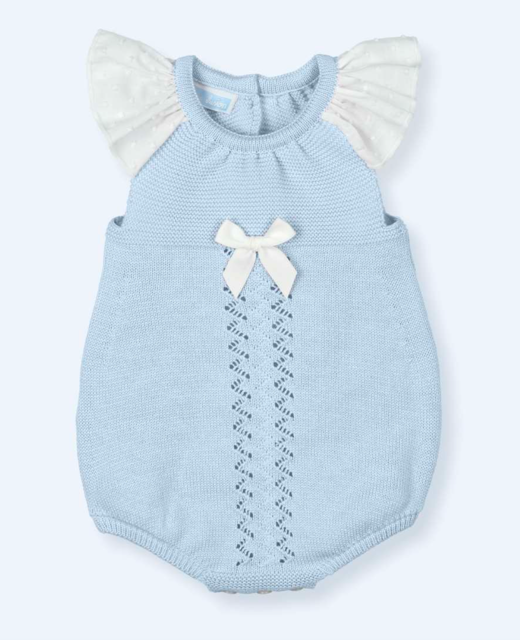 ENTERO DE PUNTO "VEDELLA" COLOR NUBE.