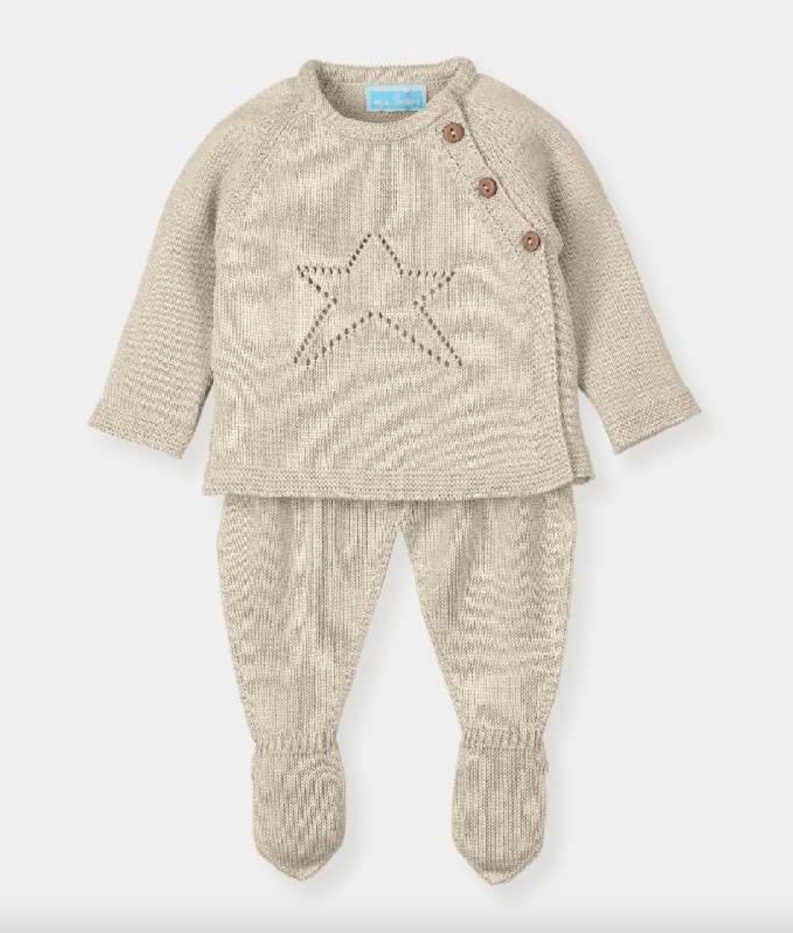 CONJUNTO DE PUNTO "ANIS ESTRELLA" COLOR SAFARI.