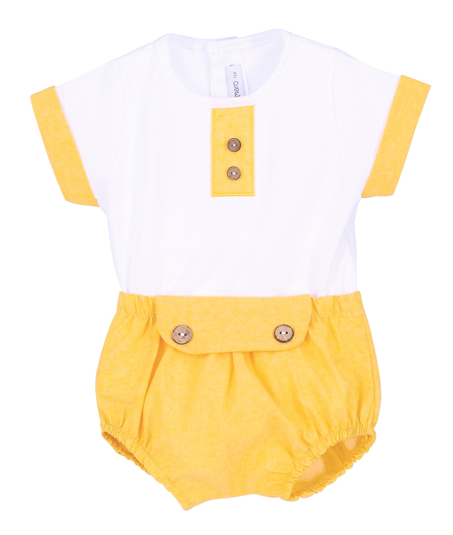 SET DE SHORT "PITE" COLOR AMARILLO.